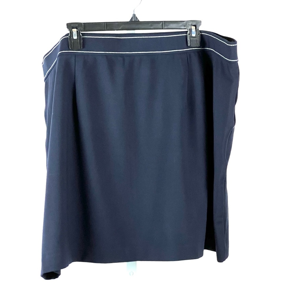 Loft Plus Navy “Nautical” Straight Skirt 26 845 View 2